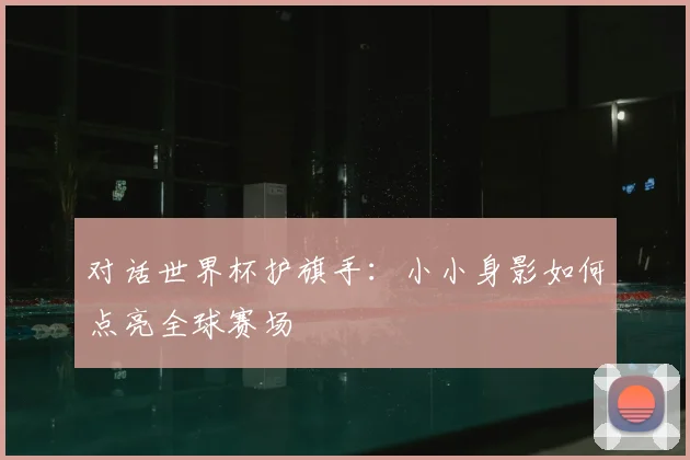 对话世界杯护旗手：小小身影如何点亮全球赛场